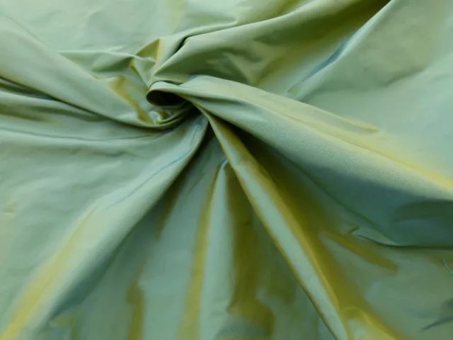 By Yard Scalamandre Dynasty Taffeta Grass Green RICH! 100% Silk MSRP$244 /Y