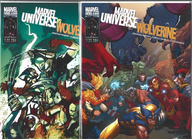 Marvel Universe Vs Wolverine Lot Of 2 - #1 #2 (Nm-) Uncanny X-Men
