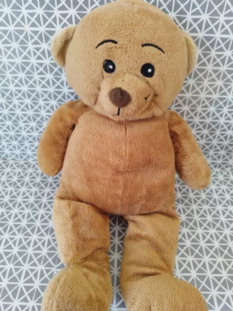 Doudou peluche ours marron beige  Max et Sax 30 cm