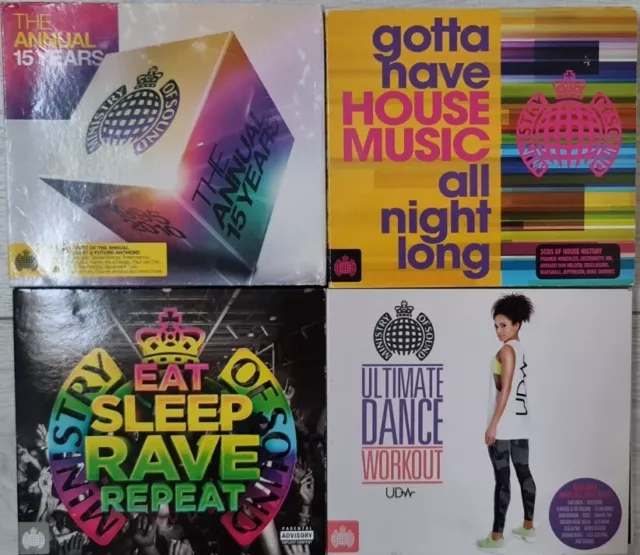 Ministry Of Sound Bundle Ultimate Workout Annual 15 Years Eat Sleep Rave Repeat
