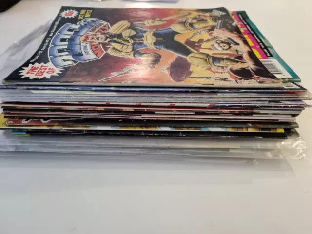 2000AD Judge Dredd Comics Joblot Collection x 32