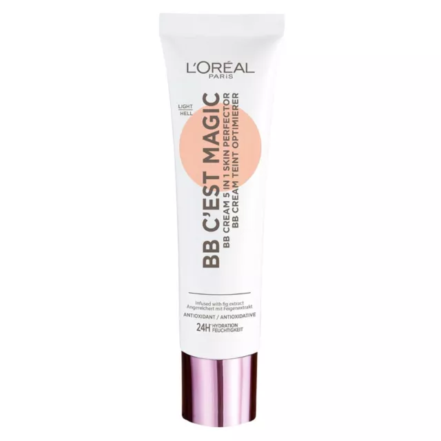 L'Oréal Paris BB Cream C'Est Magic Idratante Antiossidante 5in1 Viso 02 Light