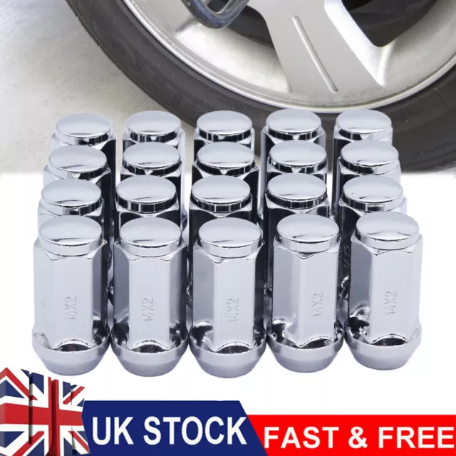 20 X Alloy Wheel Nuts  For Ford Transit MK6 MK7 19MM Hex M14 X 2 Bolt Lug Stud