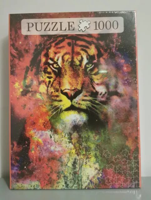 NUOVO - Puzzle Puzzle Tiger 1000 Pezzi