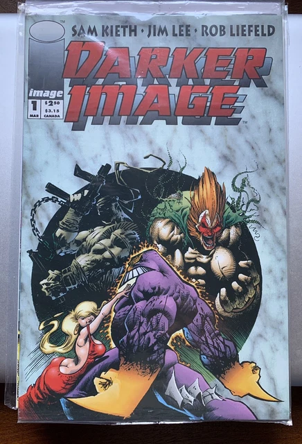 Image Comics - Darker Image #1 (1993) - Sealed Polybag with the Deathblow Card