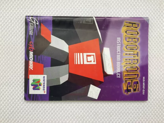Manual Robotron 64 Nintendo 64 N64 Nus-Nrxp-Euu Pal Es 3