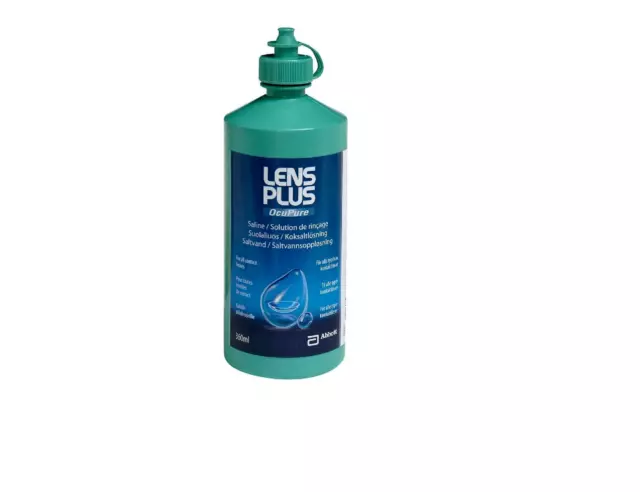 Lens Plus OcuPure Saline Contact Lens Solution - 360ml