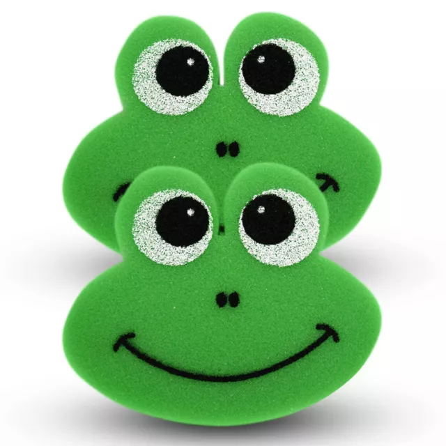 2pk Freddy The Frog Baby Sponge Bath Set | Body Soft Kids Child Babies Toddlers