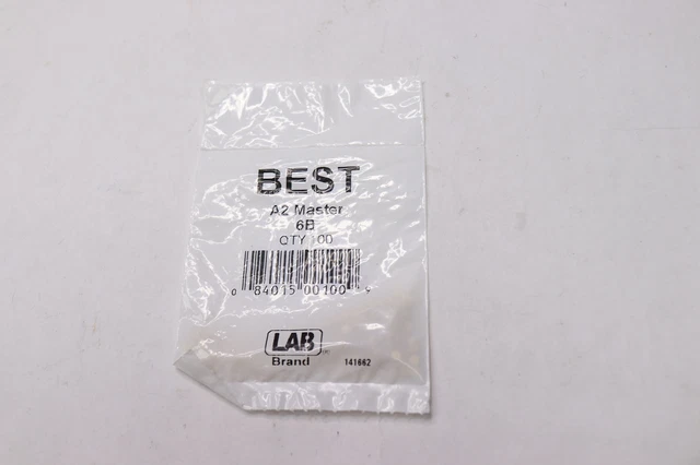(100-Pk) Lab Best A2 Master Pin 60 Alloy Brass Gold # 6