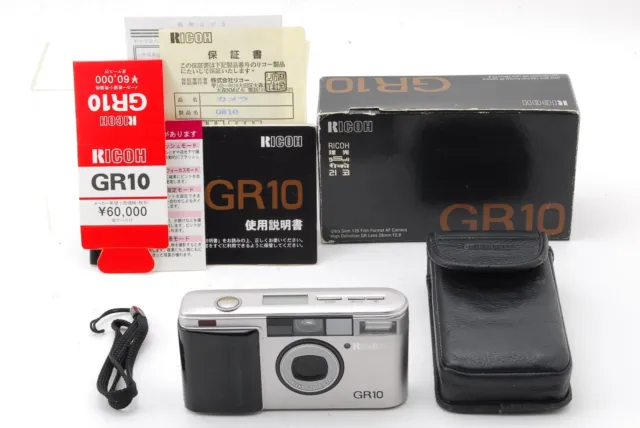 Read [N MINT w/ Box] Ricoh GR10 Silver Point & Shoot 35mm Film Camera JAPAN