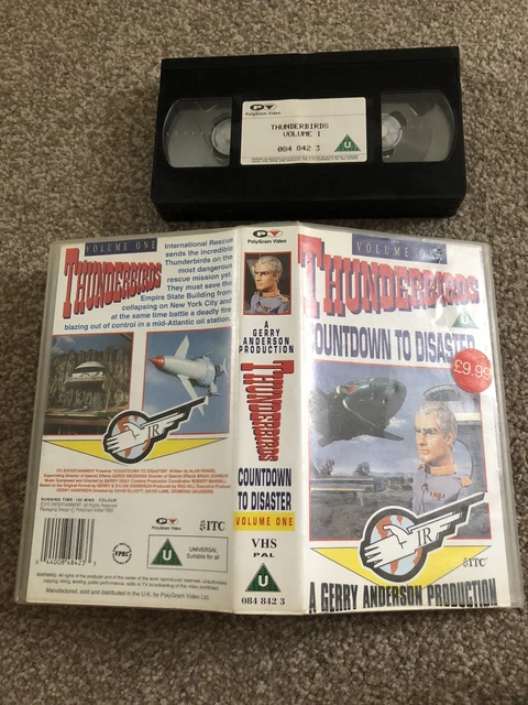 Countdown To Disaster THUNDERBIRDS VOLUME 1 One - Vhs Video - Countdown To Disaster - Gerry ...