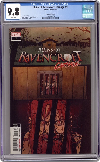 Ruins of Ravencroft Carnage 1C Vilanova Variant 2nd Printing CGC 9.8 2020
