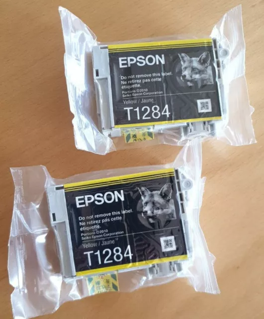 2 Epson T1284 yellow Original