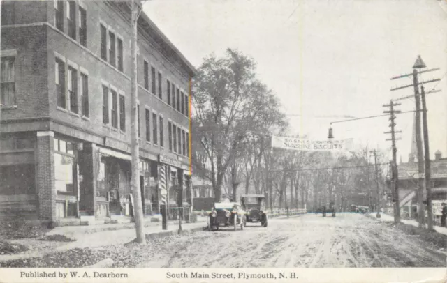 A View Of South Main Street, Plymouth, New Hampshire NH 1915