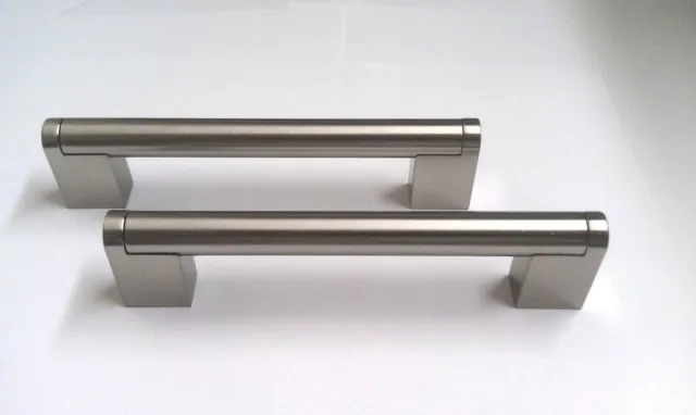 4" , 6" ,7-2/8",8.5"Cabinet Drawer Door Bar Steel Handle Hardware Brushed Nickel