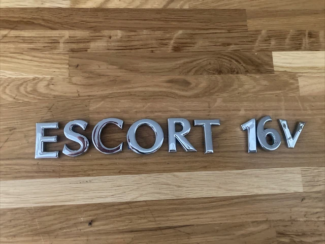 Ford Escort Lettering GENUINE FORD ESCORT MK6 - Escort 16V Lettering/ Badge/ Logo. GTi Si ...