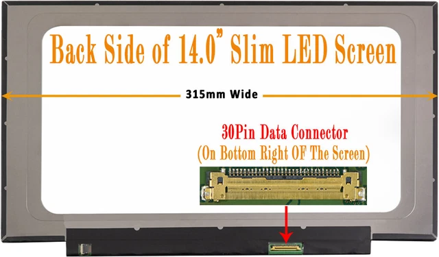 Für IBM LENOVO FRU P/N 5D10R41286 14,0" Laptop LED LCD Bildschirm FHD IPS Display 2