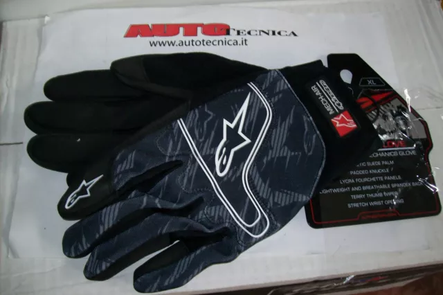 Guanti meccanico auto rally pista Alpinestars Engine glove nero tg XL