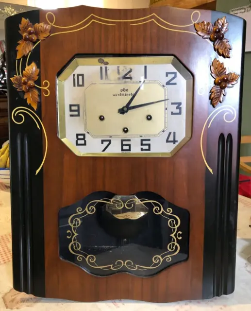 carillon ODO 8 marteaux 8 tiges clock horloges fonctionne