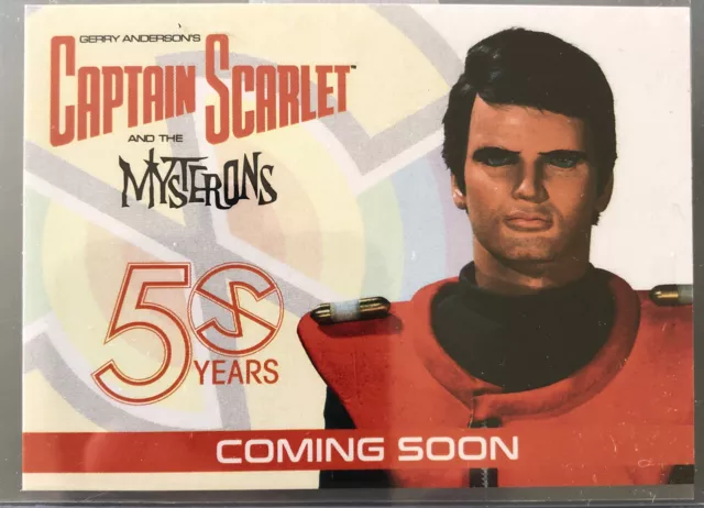 Captain Scarlet 50 Years Promo Card Rare Fanderson Convention Exclusive PH1