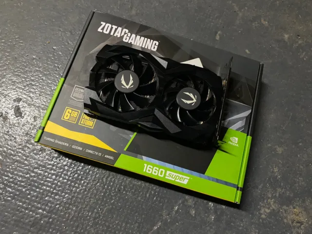 ZOTAC GAMING GeForce GTX 1660 Super 6Go GDDR6 192bit Carte Graphique in box