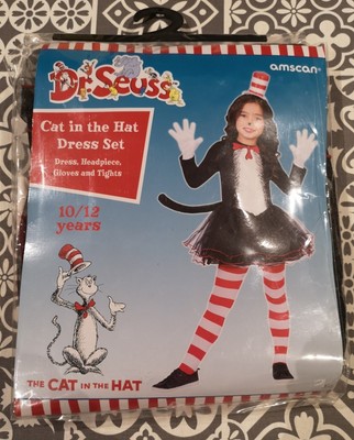 Amscan cosa uno e due gatto col cappello Dr Seuss Ragazze Costume Età 4-6 