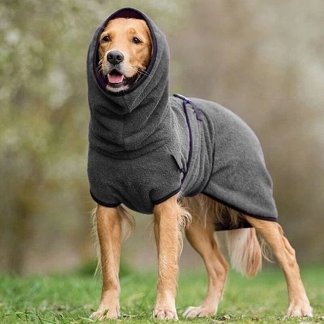 Dog Bathrobe Towel Microfibre Bath Robe Drying Super Absorbent Robe Coat S-5XL