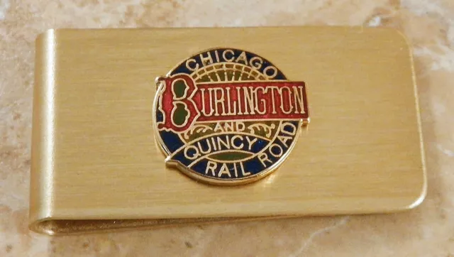 Chicago Burlington & Quincy Railroad Money Clip