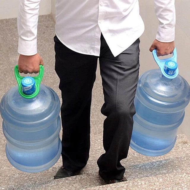 Cubo Plástico Magic 5 Galones Fácil de Llevar Agua Embotellada Manija de Transporte
