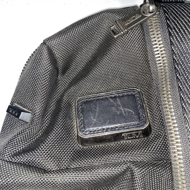 Tumi Black Crossbody Sling Bag Pack Alpha Bravo 2