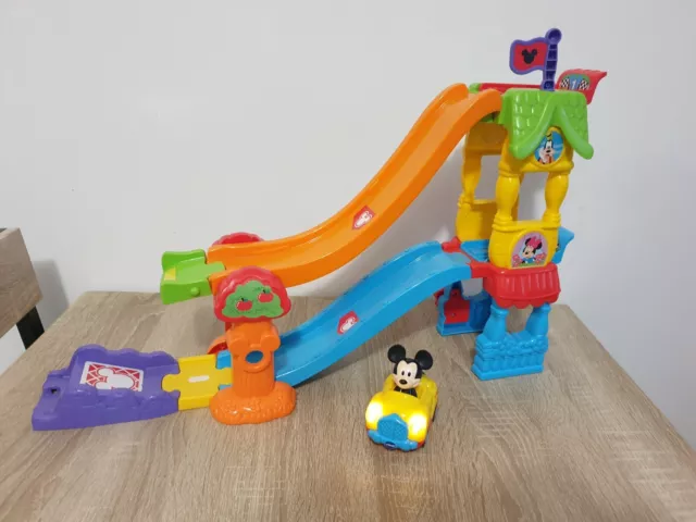 La Maison-toboggan Magique De Mickey + Tut Tut Bolide MICKEY" VTECH