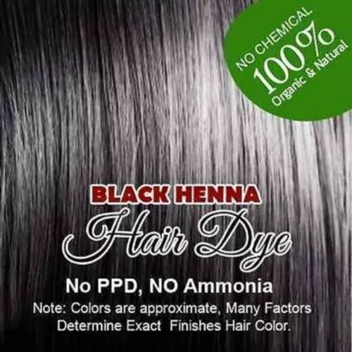 Henna Hair Color - Henna orgánica en polvo Henna negra Colorante para el...