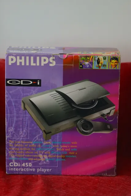 Philips CDI 450: boite+ notice+ câbles et sa manette: COMPLET et FONCTIONNE