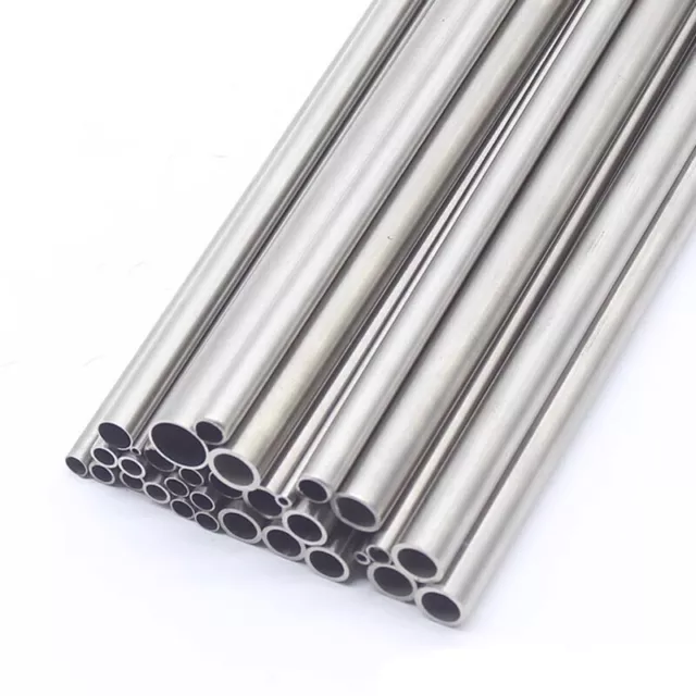 L/250mm 304 Stainless Steel Capillary Tube Seamless Hollow OD 3-6mm Pipe Metal