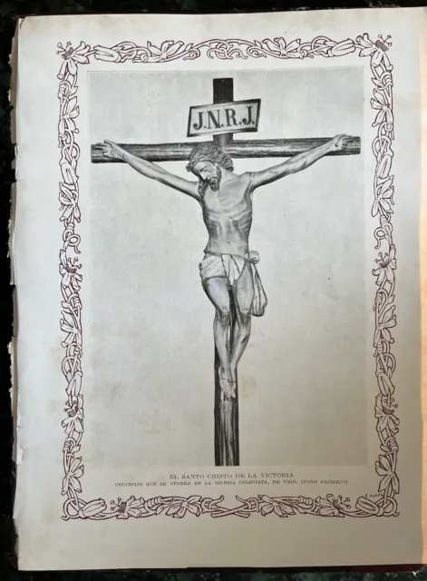 1933 Cristo De La Victoria Vigo- Spain Press Clipping Page