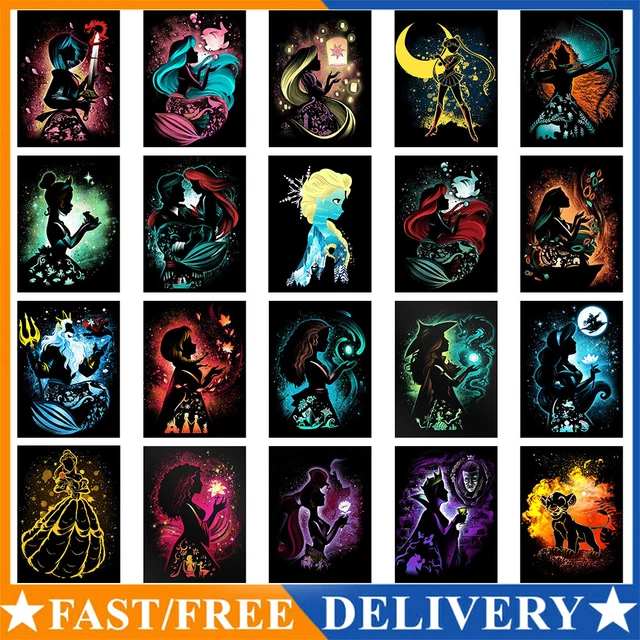 5D Full Drill Diamond Painting Disney Embroidery Art Decor Cross Stitch Kits DIY