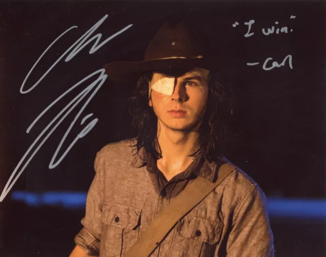 Chandler Riggs AUTOGRAPH The Walking Dead ‘Carl’ Signed 10x8 Photo ACOA
