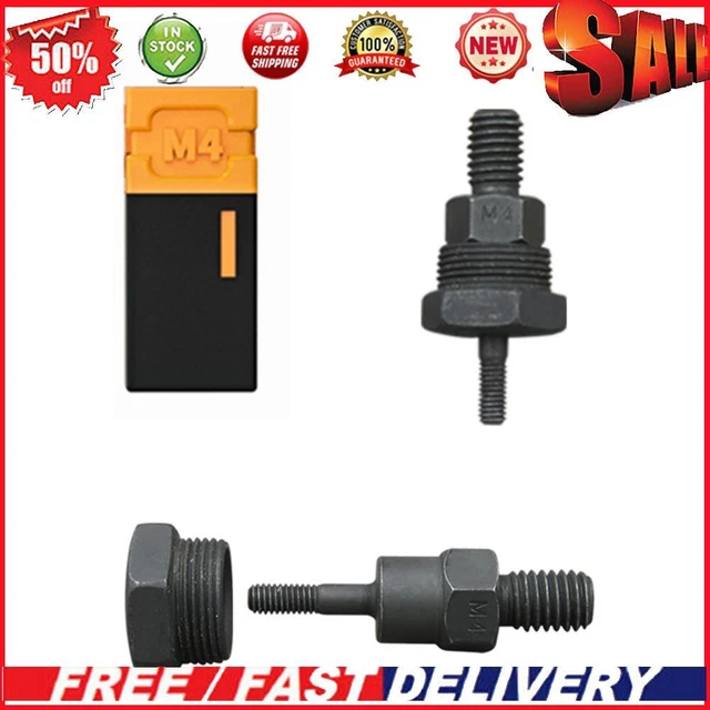 Rivets Nuts Insert Flat Head Threaded for Hand Riveter Gun Tools (M4)