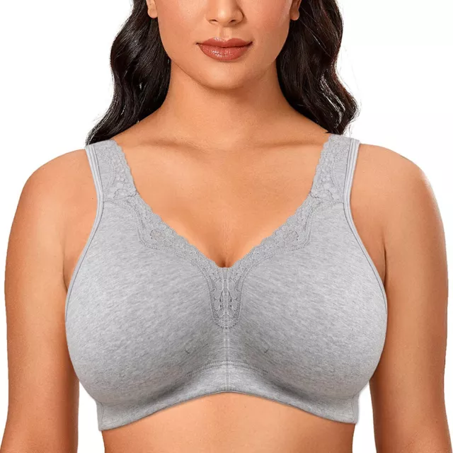 INSTANT SHAPING BY Plusform Pink Lace Soft Cup Bra Size 46B $17.00 -  PicClick