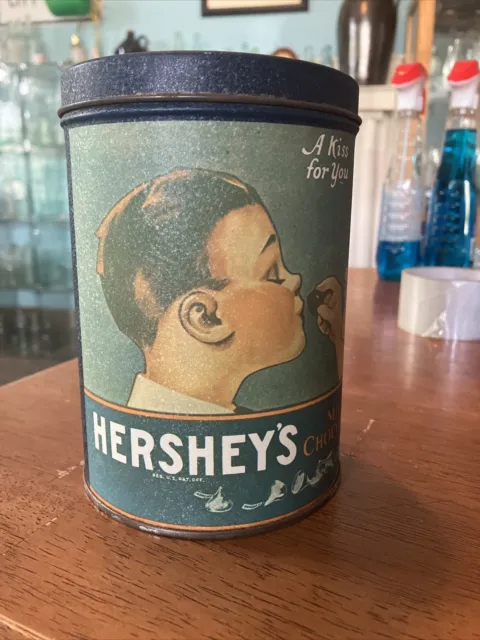 Hershey’s Kisses Tin Can