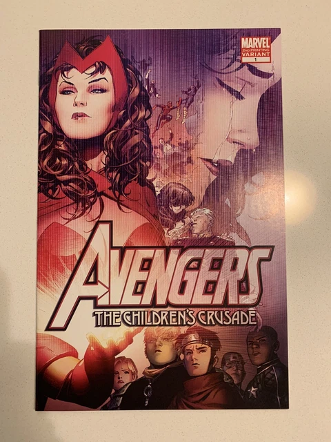 Avengers Children's Crusade 1 2nd print (Marvel 2010) LOW PRINT RUN MCU NM NICE!