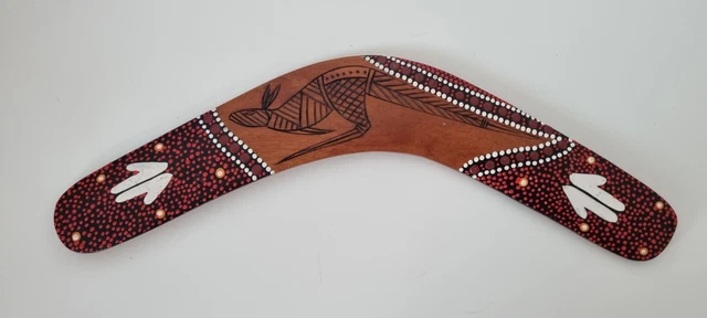 100% Australian Handmade Bumerang Känguru