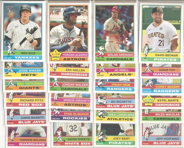 2023 Topps Heritage Baseball Short Prints #401-#500 - Pick 2023 Topps Heritage Baseball Short Prints #401-#500 - Pick