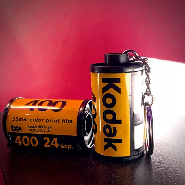 KODAK 400 KEYCHAIN 35mm keychain film canister keyring kodak 90s