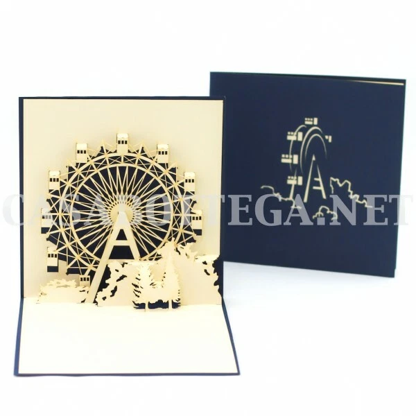 STORIGAMI - BIGLIETTO DI AUGURI POP-UP 3D 28, FS034R10X15 , VIAGGI