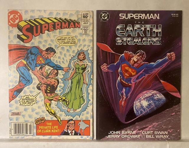 Superman Lot Of (2) #373 & Superman The Earth Stealers - John Byrne , Curt Swan