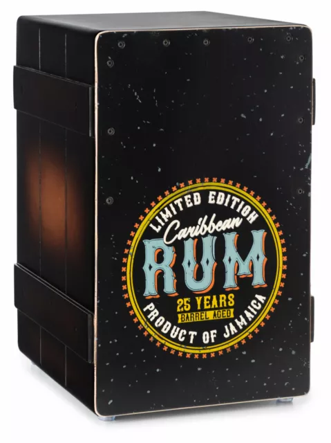 Cajon Percussion Trommel Trommelkiste Snare Design XDrum DS-RUM Instrument bunt