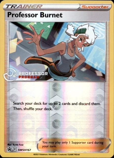 professor burnet pokemon card value SWSH167 - The item available is listed in the Title Professor Burnet - TG26/TG30- Silver