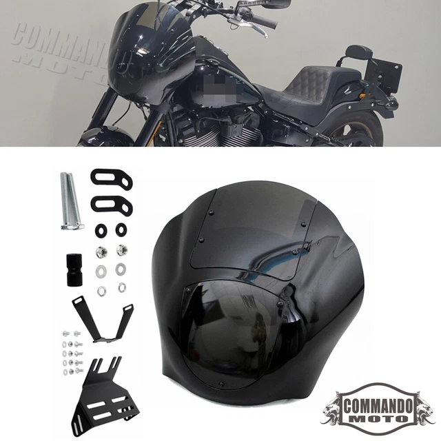 HEADLIGHT FAIRING WINDSHIELD Kit For Harley Low Rider S FXLRS 114 117