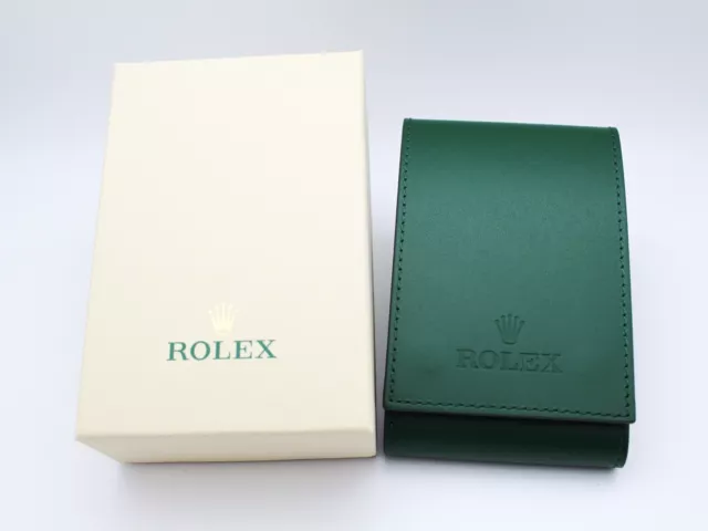 BRAND NEW Rolex Watch Leather Travel Case Box Custodia Astuccio Porta Orologio